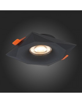 ST203.408.01 Св-к встр. Мат. черный GU10 1*50W L95xW95xH25 220V Без ламп OVASIS-foto7