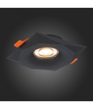 ST203.408.01 Св-к встр. Мат. черный GU10 1*50W L95xW95xH25 220V Без ламп OVASIS-foto7