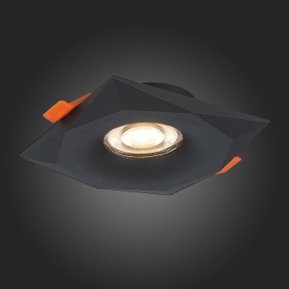 ST203.408.01 Св-к встр. Мат. черный GU10 1*50W  L95xW95xH25 220V Без ламп OVASIS-foto7