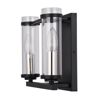 SL334.401.02 Бра ST-Luce Черный, Никель/Прозрачный E14 2*60W BICHERO-foto3