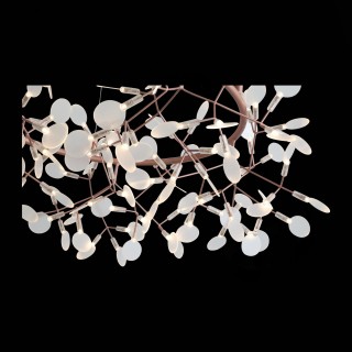 SL379.203.135 Люстра подвесная ST-Luce Медный/Белый LED 135*0,3W 3500K RAFINA-foto6