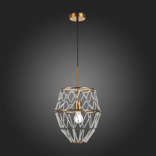 SL1016.213.01 Светильник подвесной ST-Luce Золотистый/Золотистый, Прозрачный E27 1*60W NARRIO-foto7