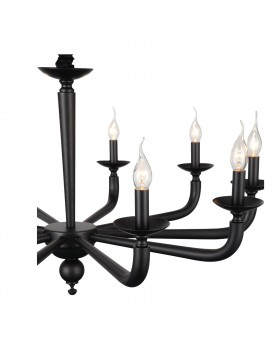 SL1114.403.10 Люстра подвесная ST-Luce Черный E14 10*40W FORTEZA-foto11