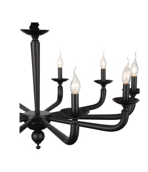 SL1114.403.10 Люстра подвесная ST-Luce Черный E14 10*40W FORTEZA-foto11