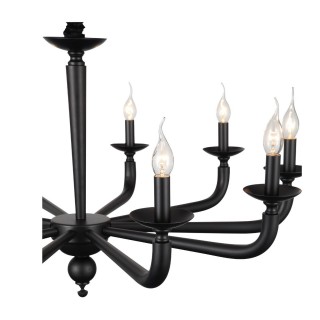 SL1114.403.10 Люстра подвесная ST-Luce Черный E14 10*40W FORTEZA-foto11