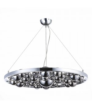 SL1510.103.07 Люстра подвесная ST-Luce Хром/Дымчатый G9 7*5W Olmi-foto2