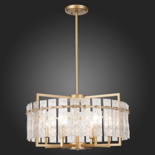 SL1632.203.06 Люстра подвесная ST-Luce Шампань/Прозрачный E14 6*60W MIRA-foto5