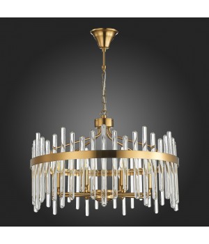 SL1167.303.08 Светильник подвесной ST-Luce Латунь/Латунь, Прозрачный E14 8*40W TELLURIO-foto4