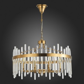 SL1167.303.08 Светильник подвесной ST-Luce Латунь/Латунь, Прозрачный E14 8*40W TELLURIO-foto4