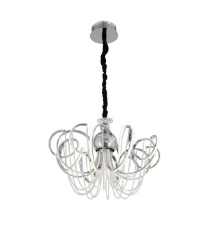 SL959.103.08 Люстра подвесная ST-Luce Хром/Белый LED 8*8W 4000K TRAVASO-foto2