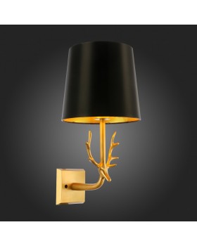 SL1123.201.01 Светильник настенный ST-Luce Латунь/Черный, Золотистый E14 1*40W VELOSSA-foto6