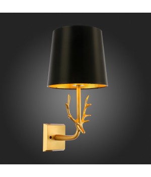 SL1123.201.01 Светильник настенный ST-Luce Латунь/Черный, Золотистый E14 1*40W VELOSSA-foto6