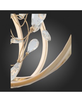 SL923.203.12 Люстра подвесная ST-Luce Золотистый, Прозрачный/Белый LED 1*70W 4000K OTTAVO-foto9