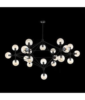 SL549.403.21 Люстра потолочная ST-Luce Черный/Янтарный E27 21*40W STAMPO-foto4