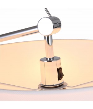 SL460.105.01 Торшер ST-Luce Хром/Белый E27 1*60W (из 2-х коробок) MARCIA-foto11