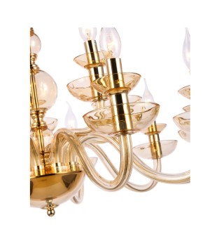 SL1758.203.15 Люстра подвесная ST-Luce Золотистый, Шампань E14 15*40W CENELA-foto3