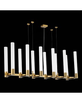 SL1229.303.12 Люстра подвесная ST-Luce Латунь/Прозрачный GU10 12*5W Terni-foto5