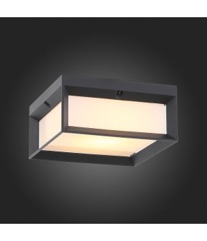 SL077.402.01 Светильник уличный потолочный ST-Luce Черный/Белый LED 1*12W 3000K CUBISTA-foto3