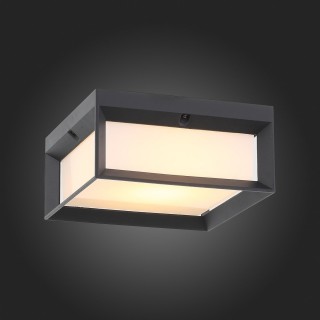 SL077.402.01 Светильник уличный потолочный ST-Luce Черный/Белый LED 1*12W 3000K CUBISTA-foto3