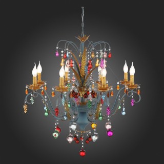 SL426.763.08 Люстра подвесная ST-Luce Разноцветный E14 8*40W JOANNA-foto3