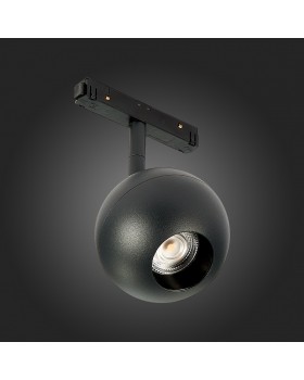 ST354.436.12 Магнитный трековый светильник Черный LED 1*12W 3000K 680Lm Ra>80 36° IP20 L120xW100xH195 48V BOLE-foto9