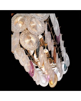 SL420.203.14 Люстра подвесная ST-Luce Золотистый/Разноцветный E14 14*40W CONELI-foto6