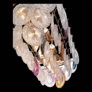 SL420.203.14 Люстра подвесная ST-Luce Золотистый/Разноцветный E14 14*40W CONELI-foto6