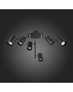 SL597.402.06 Светильник потолочный ST-Luce Черный/Черный GU10 6*3W FANALE-foto6