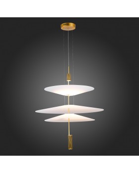 SL6101.223.01 Люстра подвесная ST-Luce Золотистый/Белый LED 1*15W 3000K Isola-foto7