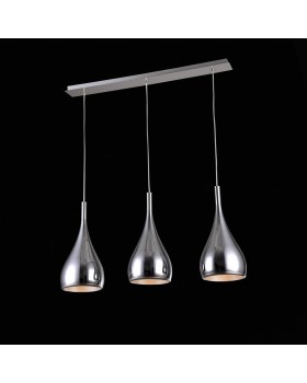 SL874.113.03 Люстра подвесная ST-Luce Хром/Хром E27 3*40W GOCCE-foto2