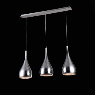 SL874.113.03 Люстра подвесная ST-Luce Хром/Хром E27 3*40W GOCCE-foto2