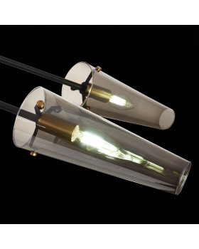 SL1209.302.06 Светильник потолочный ST-Luce Бронза,Черный/Дымчатый E14 6*40W MORAVE-foto7