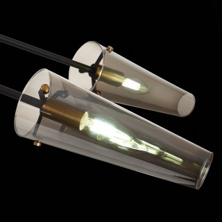 SL1209.302.06 Светильник потолочный ST-Luce Бронза,Черный/Дымчатый E14 6*40W MORAVE-foto7