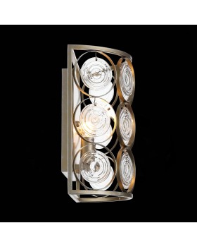 SL1105.201.02 Светильник настенный ST-Luce Золотистый с патиной/Золотистый, Прозрачный E14 2*60W SERANDA-foto6