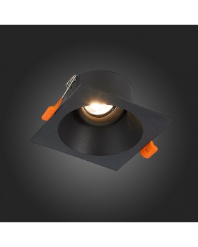 ST207.418.01 Св-к встр. Мат. черный GU10 1*50W L103xW103xH52 220V Без ламп GROSI-foto5