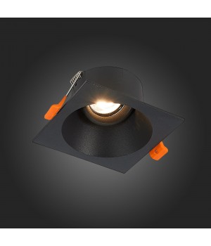 ST207.418.01 Св-к встр. Мат. черный GU10 1*50W L103xW103xH52 220V Без ламп GROSI-foto5