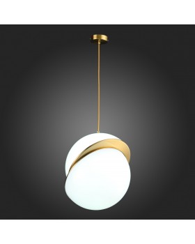 SL1164.333.01 Светильник подвесной ST-Luce Латунь/Белый E27 1*60W LAICO-foto9