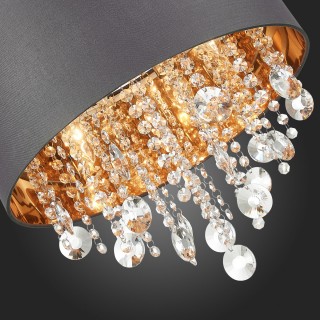 SL1350.703.04 Светильник подвесной ST-Luce Хром/Серый, Золотистый, Прозрачный E14 4*40W LACCHIA-foto12