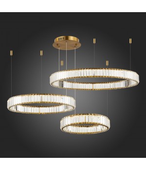 SL1622.313.03 Люстра подвесная ST-Luce Латунь/Прозрачный LED 1*122W 4000K TIVOLI-foto5