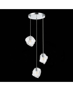 SL1175.103.03 Светильник подвесной ST-Luce хром/прозрачный E14 3*40W Portici-foto5