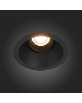 ST207.408.01 Св-к встр. Мат. черный GU10 1*50W D103xH52 220V Без ламп GROSI-foto9