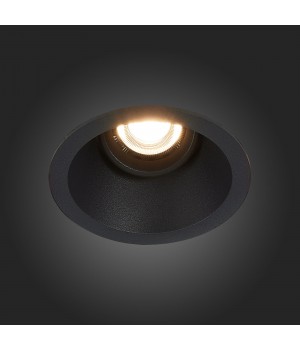 ST207.408.01 Св-к встр. Мат. черный GU10 1*50W D103xH52 220V Без ламп GROSI-foto9
