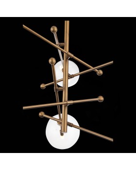 SL1205.303.06 Светильник подвесной ST-Luce Латунь/Прозрачный G9 6*5W SANDRO-foto6