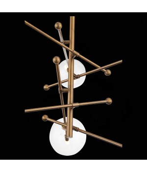 SL1205.303.06 Светильник подвесной ST-Luce Латунь/Прозрачный G9 6*5W SANDRO-foto6