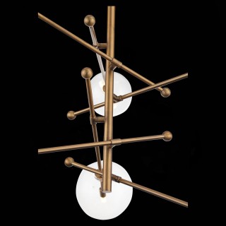 SL1205.303.06 Светильник подвесной ST-Luce Латунь/Прозрачный G9 6*5W SANDRO-foto6