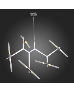SL947.102.10 Люстра потолочная ST-Luce Серебристый/Белый G9 10*5W LACONICITA-foto5