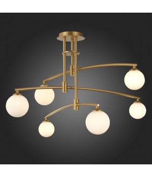 SL1208.302.06 Светильник потолочный ST-Luce Золотистый/Белый G9 6*5W SEMBRARE-foto7