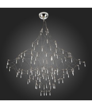 SL797.103.114 Люстра подвесная ST-Luce Хром, Прозрачный LED 114*0,45W 3200K GRAVETTA-foto4