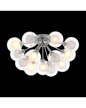 SL431.102.15 Люстра потолочная ST-Luce Хром/Прозрачный, Белый G9 15*5W DUALITA-foto5