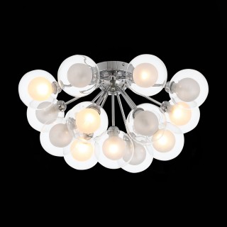 SL431.102.15 Люстра потолочная ST-Luce Хром/Прозрачный, Белый G9 15*5W DUALITA-foto5